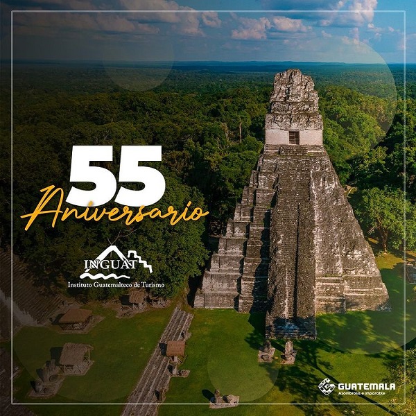 INGUAT arriba a su 55 aniversario