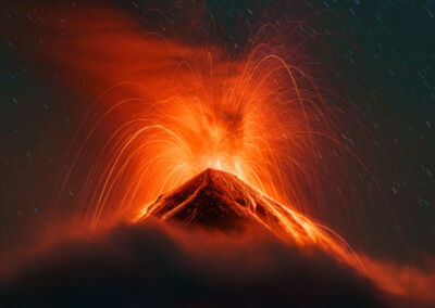 Sinfonía de lava. Luis Rodríguez -   Volcán de Fuego, Chimaltenango.