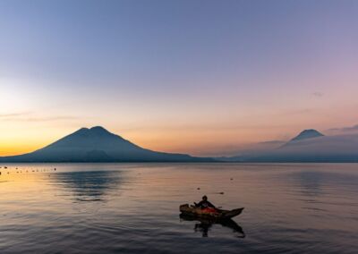 Pesca artesanal en Atitlán. Wilfredo Cruz -   Panajachel, Sololá.